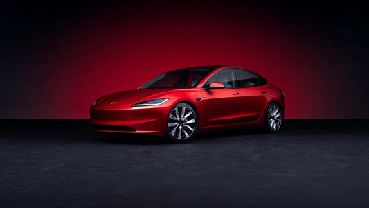 TESX - Refreshed 2024 Tesla Model 3 Highland Red Grey