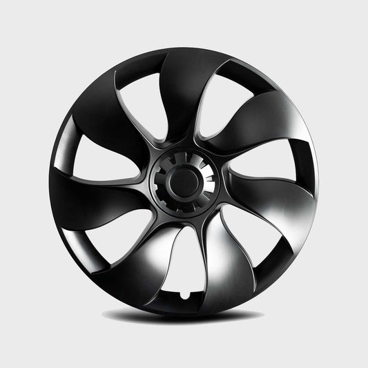 Model Y 19 Inch Turbine Wheel Covers - Matte Black
